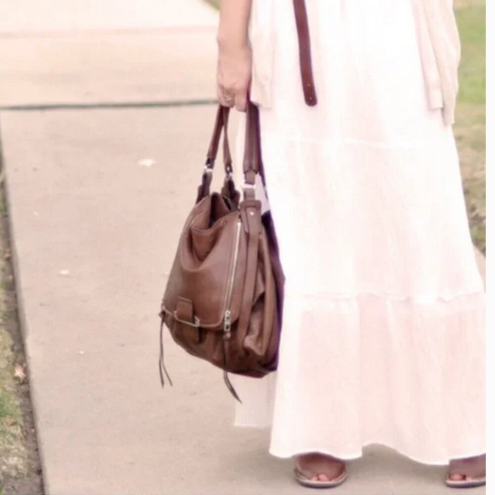 Kooba Brown Leather Jonnie Hobo Shoulder Bag - Picture 9 of 11